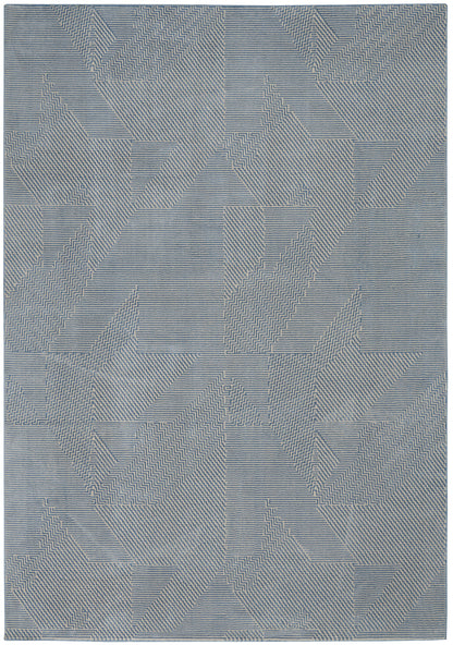 Calvin Klein Orlando CK852 Grey Blue Contemporary Loom-woven Rug