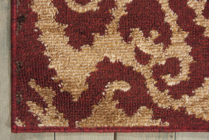 Nourison Home Kindred  Ivory Red  