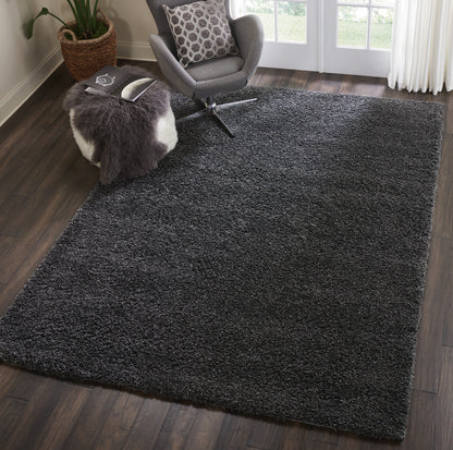 Nourison Home Malibu Shag  Dark Grey  Contemporary