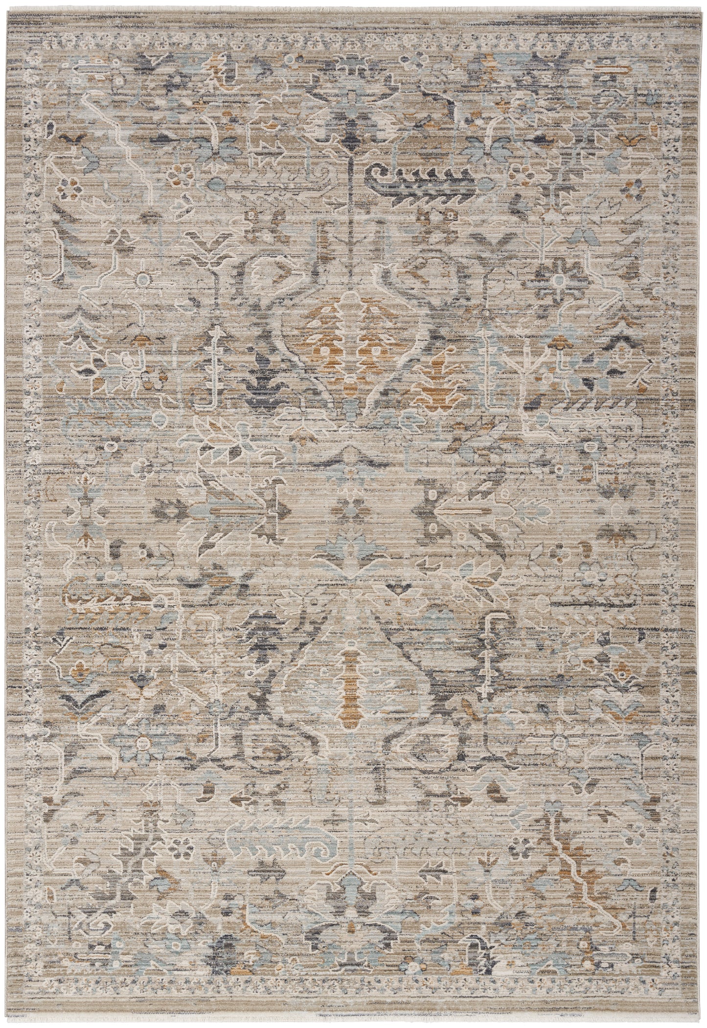 Nourison Home Lynx LNX02 Ivory Taupe Transitional Power-loomed Rug