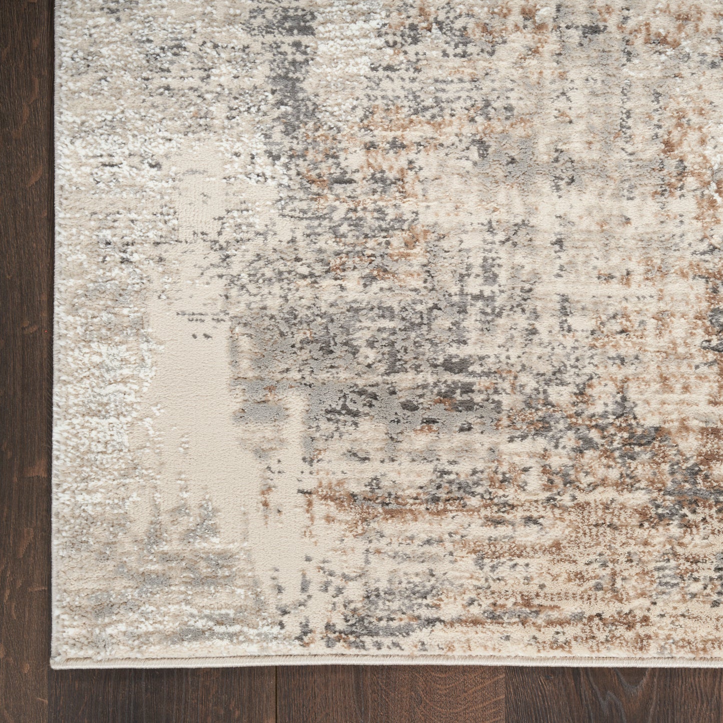 Nourison Home Sustainable Trends  Beige Grey  Contemporary