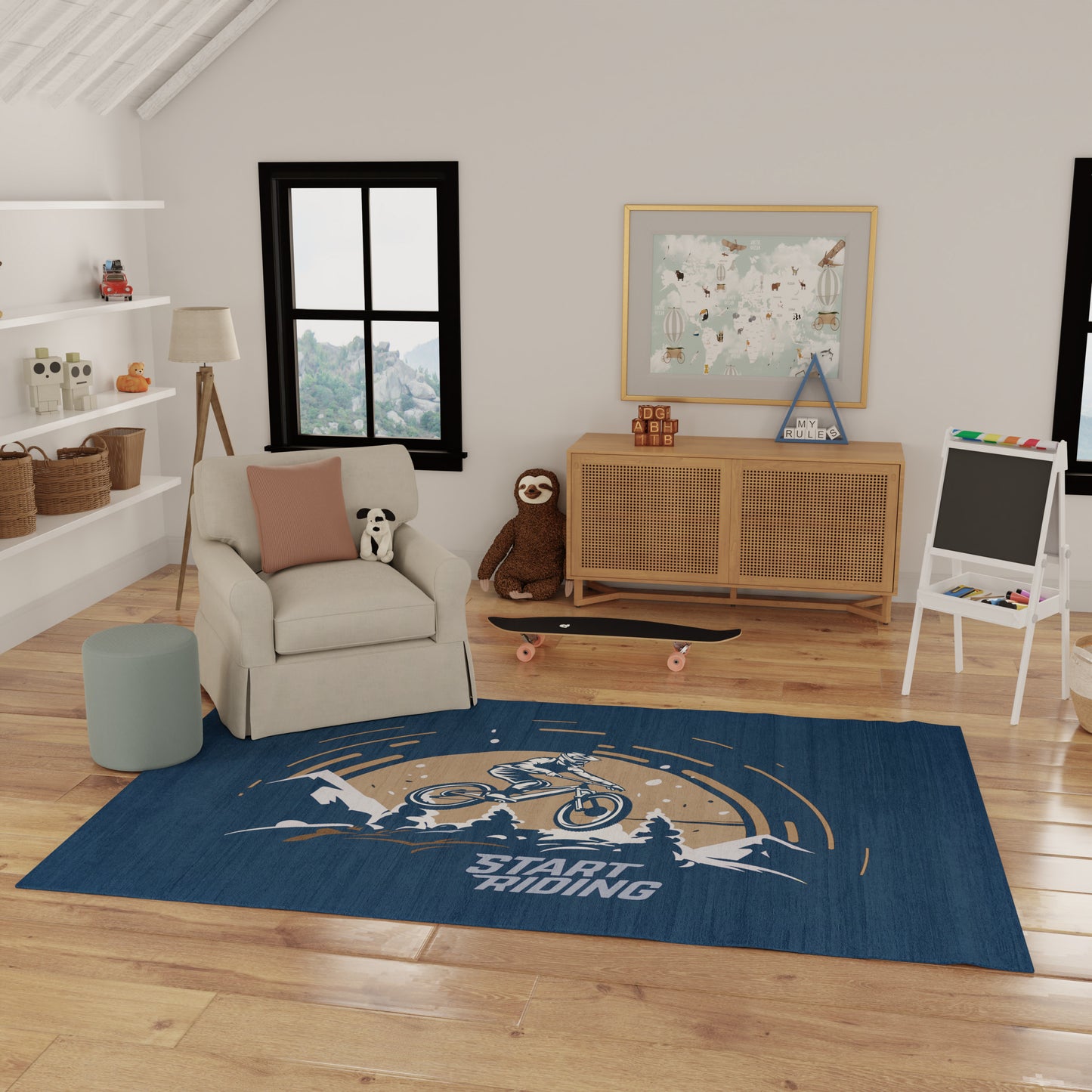 Nourison Home Imagination  Blue  Contemporary