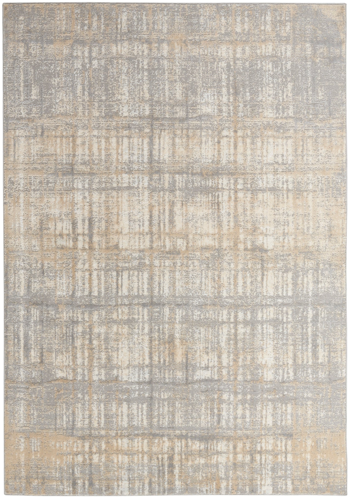 Calvin Klein CK005 Enchanting ECH05 Grey Ivory Contemporary Power-loomed Rug