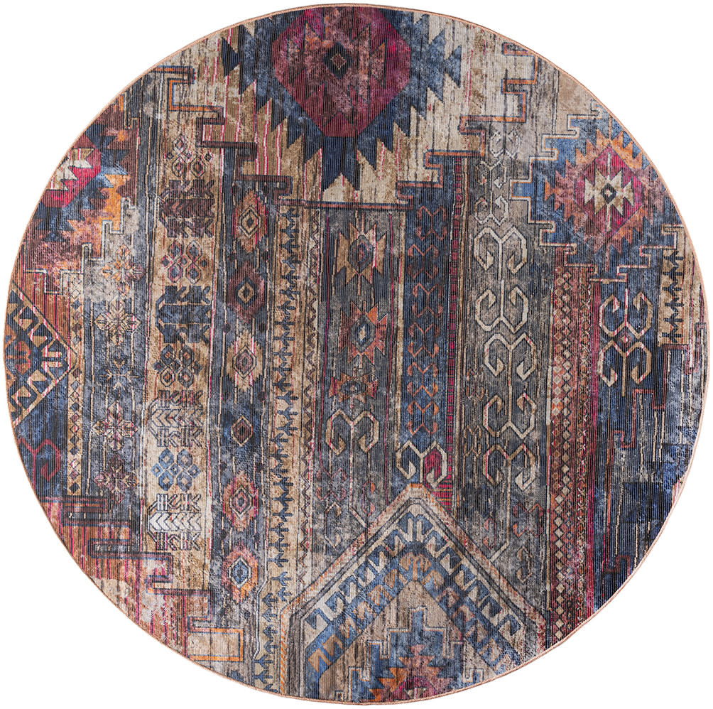 Nourison Home New Concept Washables SR106 Multicolor Transitional Machine Woven Rug
