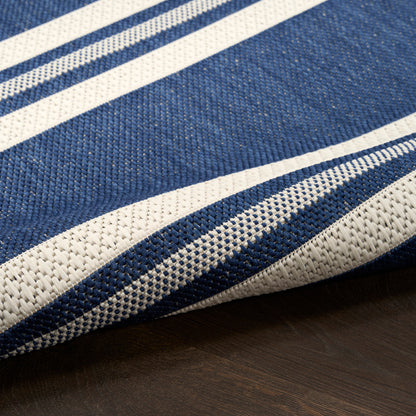 Nourison Home Horizon Indoor/Outdoor  Navy  Contemporary