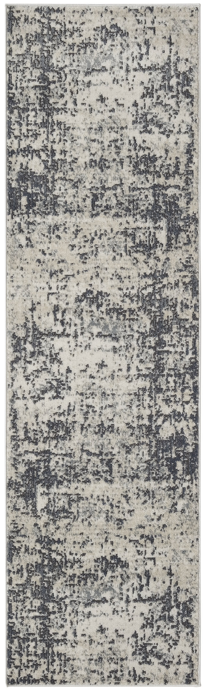 Nourison Home Quarry QUA17 Ivory Grey Contemporary Power-loomed Rugs