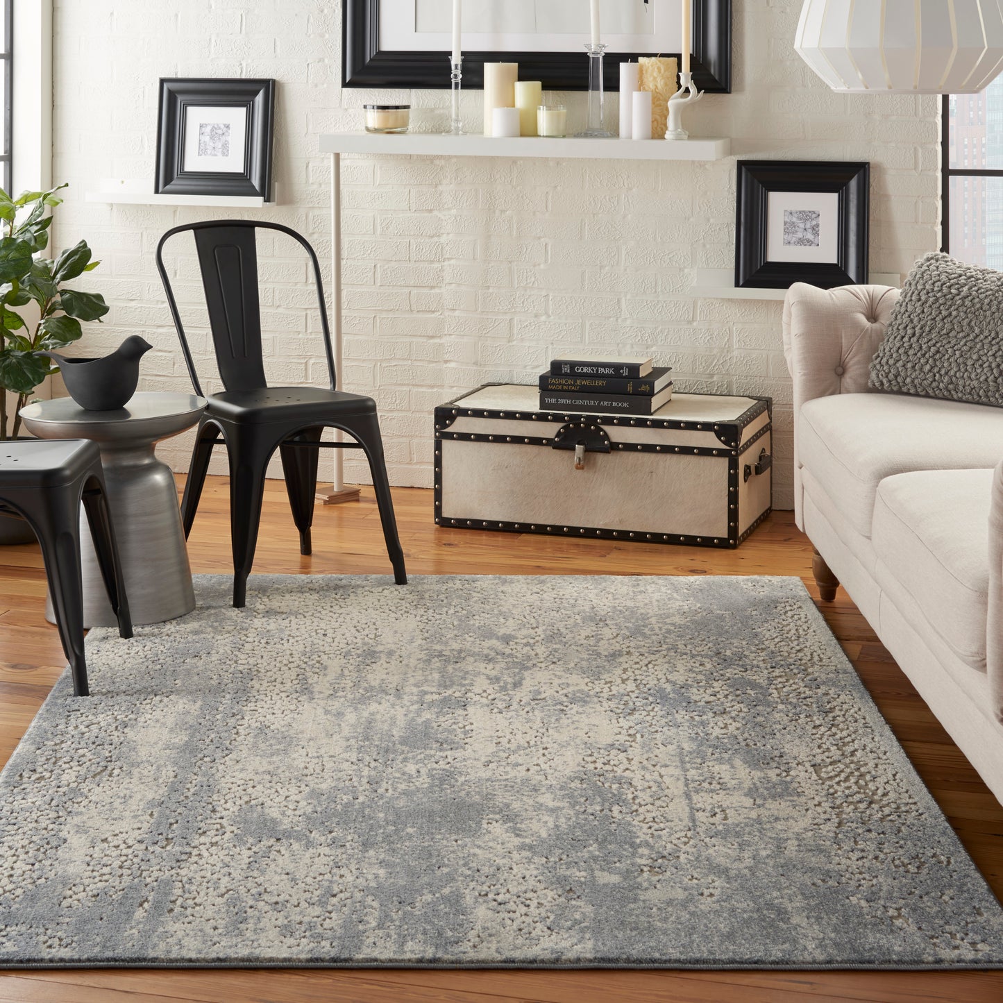 Nourison Home Sahara  Ivory Slate  Contemporary