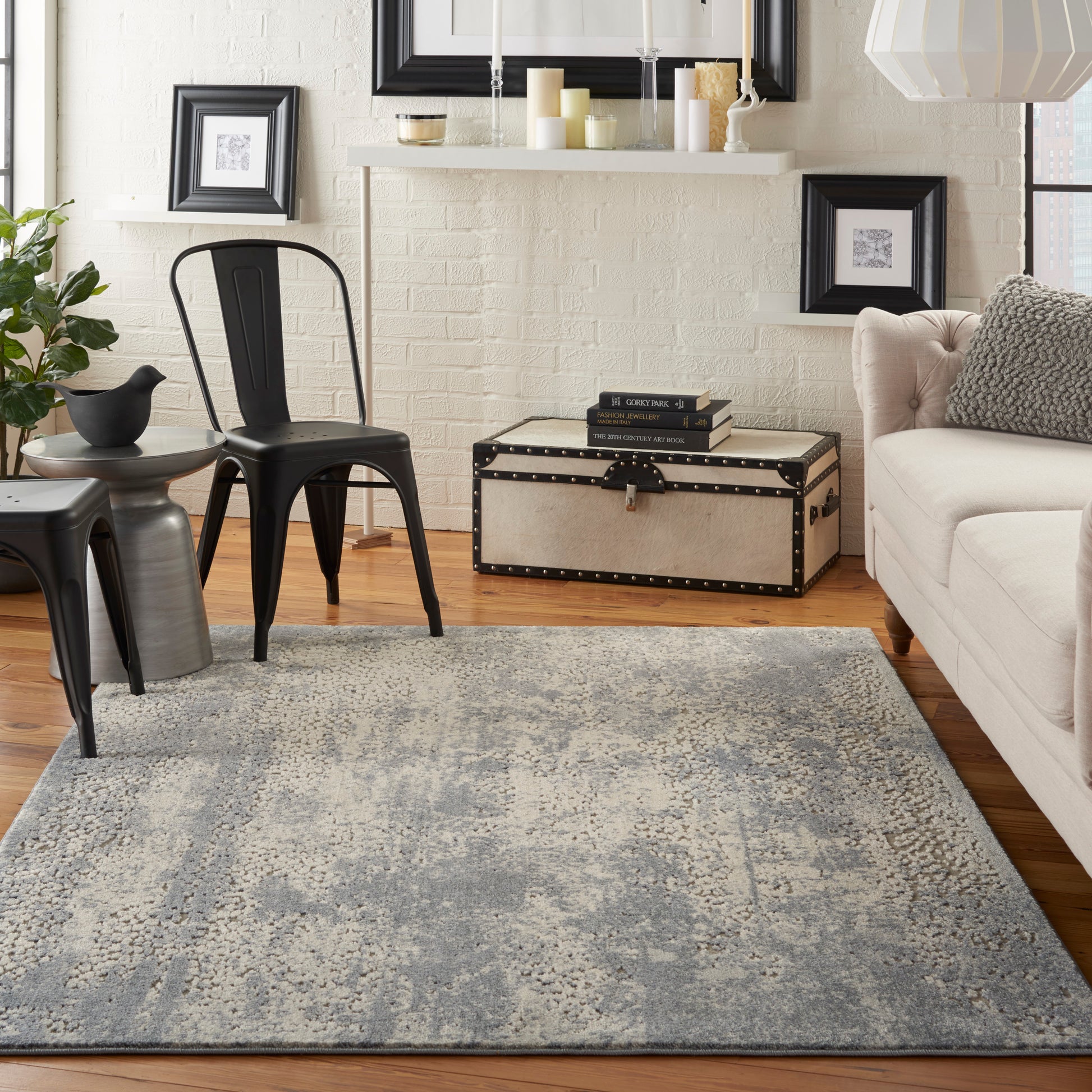 Nourison Home Sahara  Ivory Slate  Contemporary