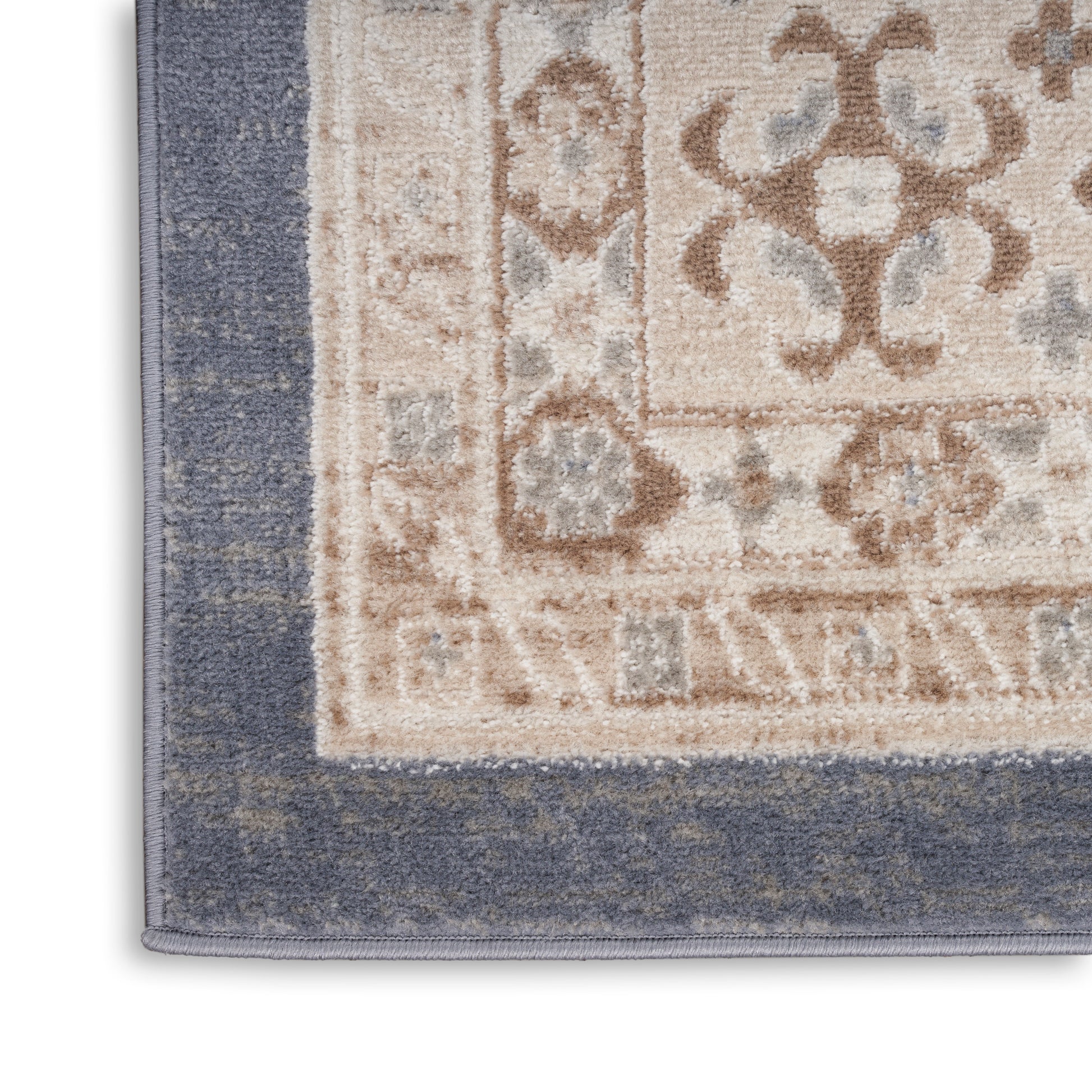 Nourison Home Serenity Home  Ivory Blue  Traditional