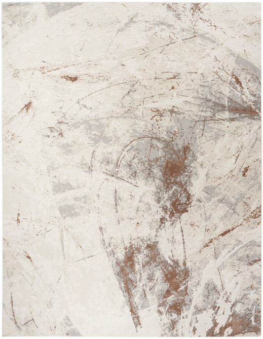 Nourison Home Desire  Cream Grey  Contemporary