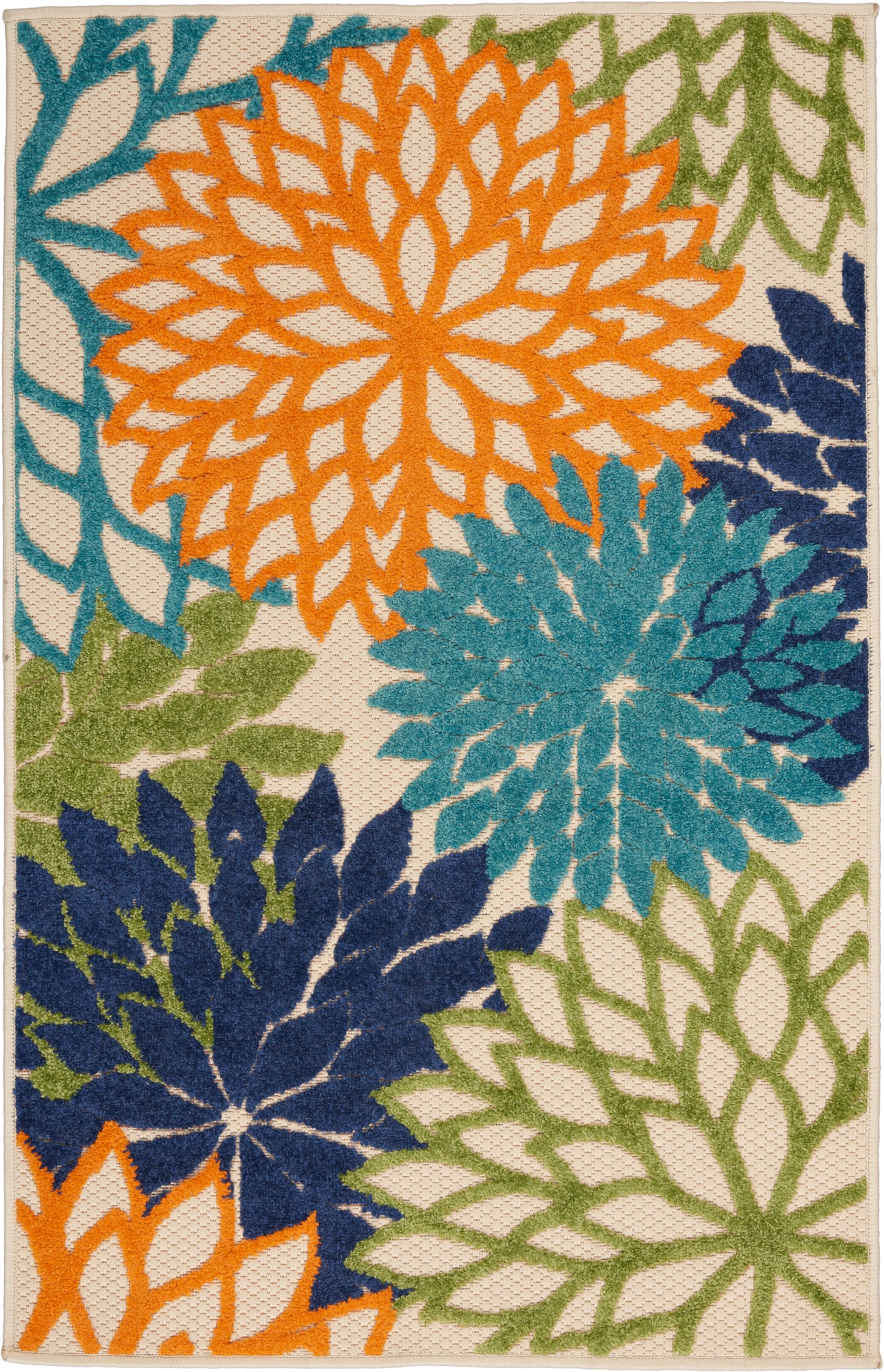 Nourison Home Aloha ALH05 Multicolor Contemporary Power-loomed Rugs