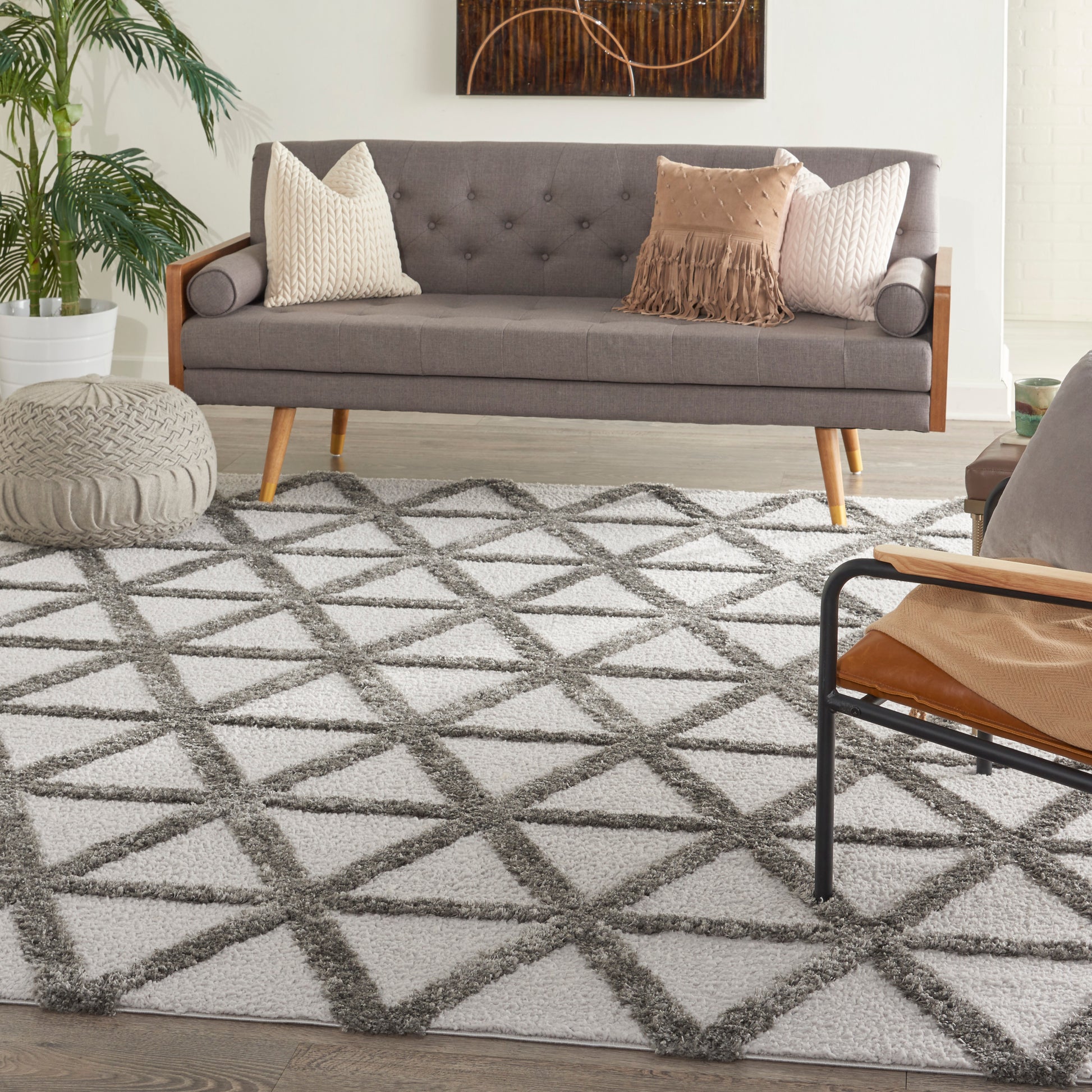 Nourison Home Highlands  Grey  Contemporary