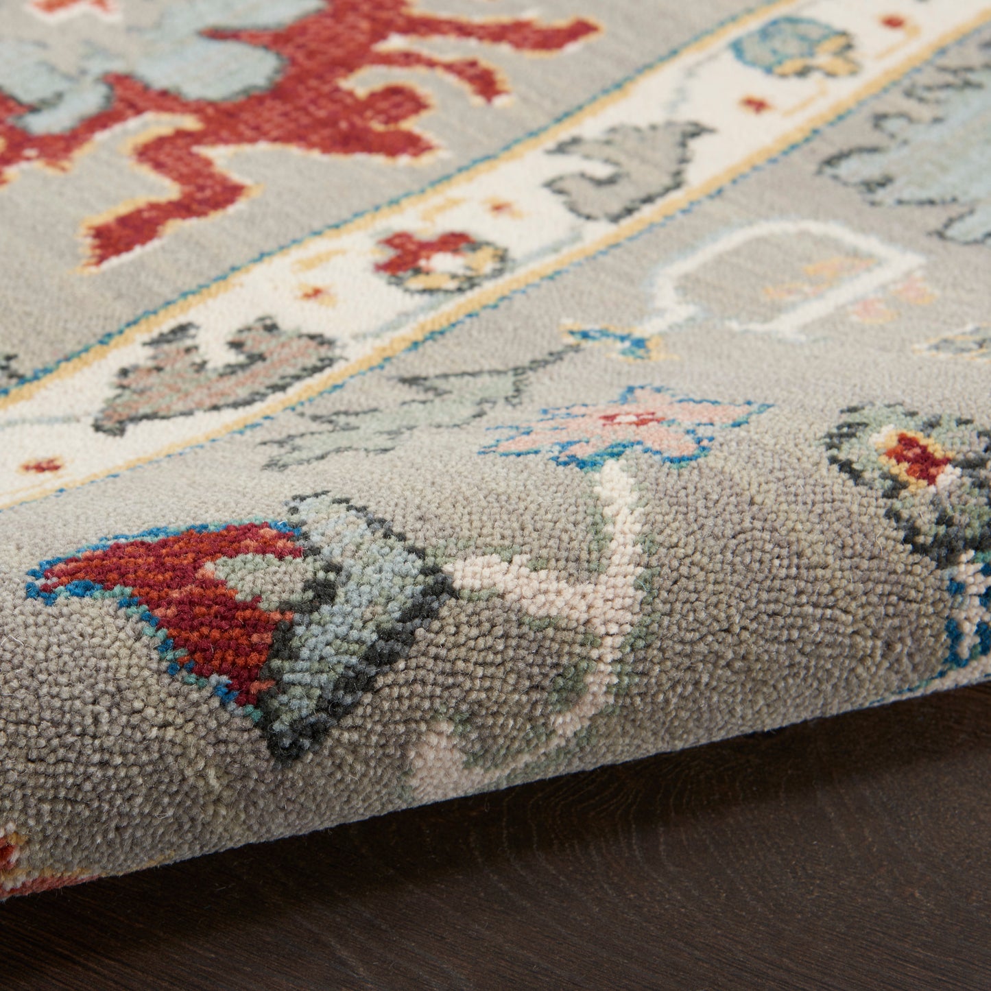 Nourison Home Parisa  Grey  Traditional