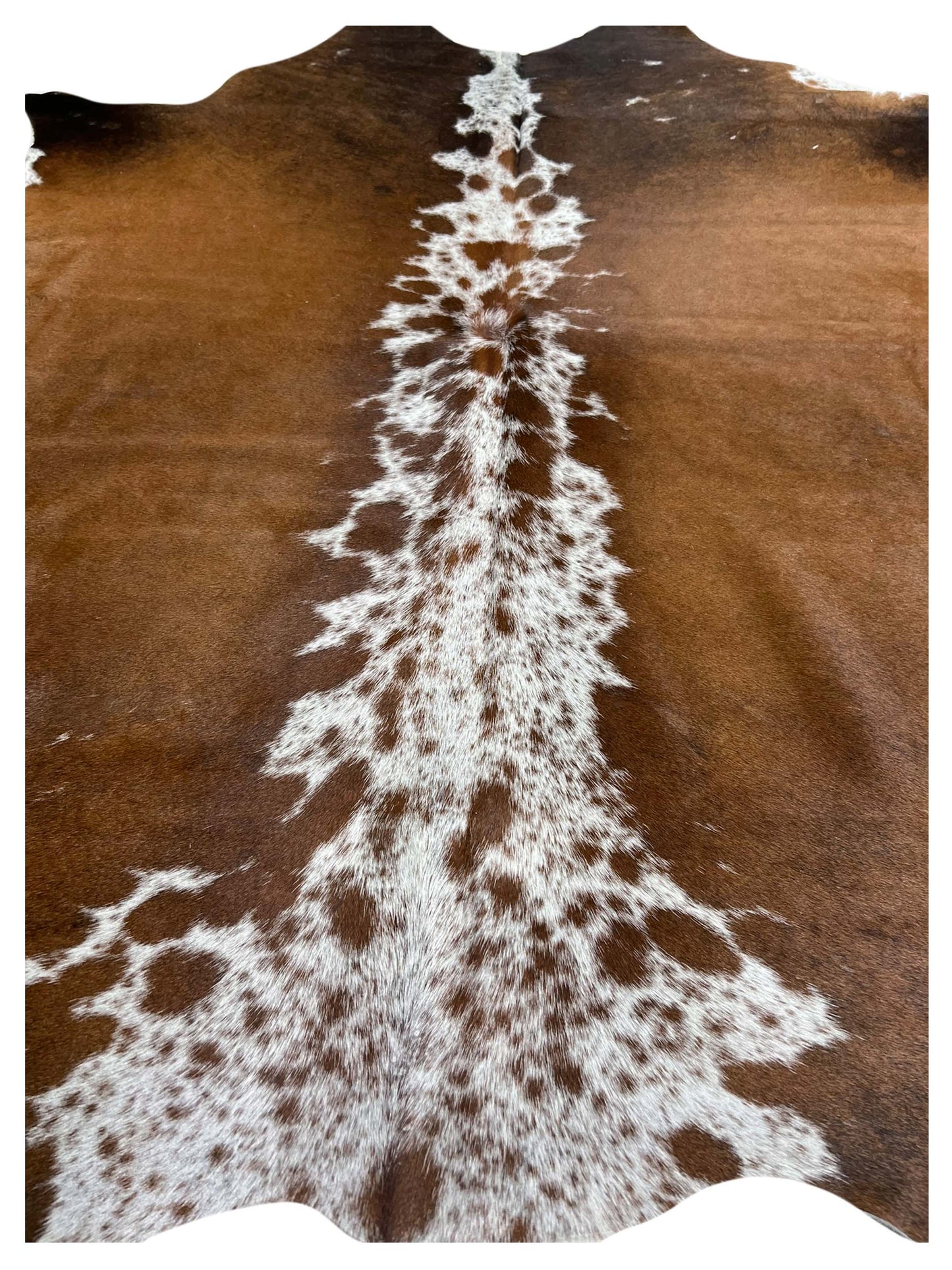 Artisan Claire 5554 Brown  Hair on Hide Cowhide Shape Rug