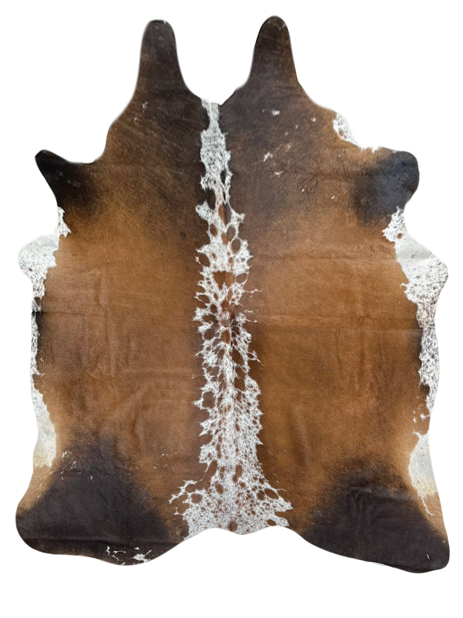 Artisan Claire 5554 Brown  Hair on Hide Cowhide Shape Rug