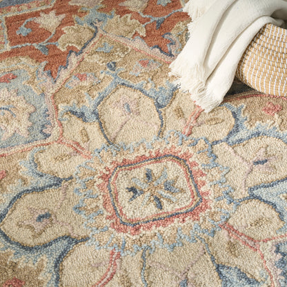 Nourison Home Maison  Blue Ivory  Traditional