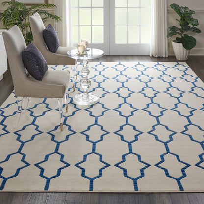 Barclay Butera Butera Collection  Ivory Navy  Transitional