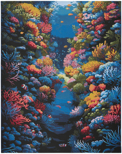 Nourison Home Color Splash CSP03 Multicolor Contemporary Machine Woven Rug