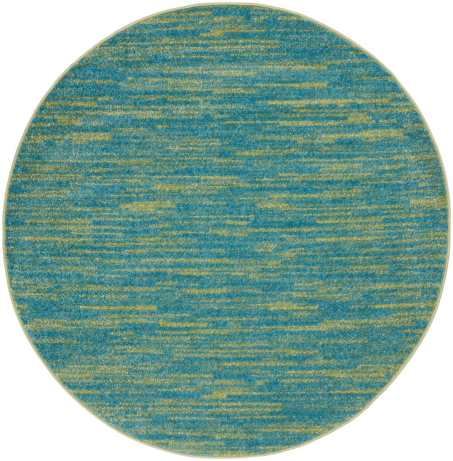 Nourison Home Nourison Essentials NRE01 Blue Green Contemporary Power-loomed Rug