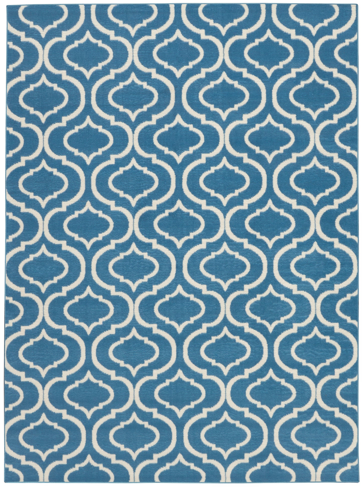 Nourison Home Jubilant JUB19 Blue Transitional Power-loomed Rug