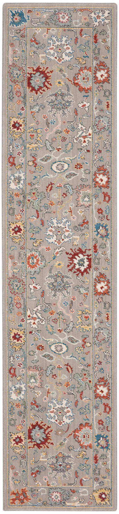 Nourison Home Parisa PSA03 Grey Traditional Loom-woven Rug