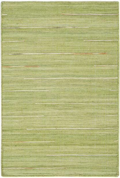 Nourison Home Interweave IWV01 Green Contemporary Loom-woven Rug
