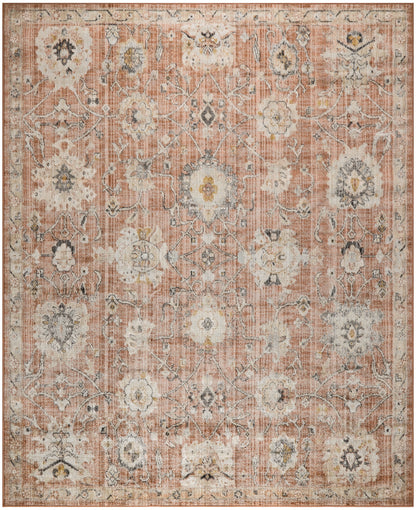 Nourison Home Oushak Home OUS01 Rust Traditional Loom-woven Rug