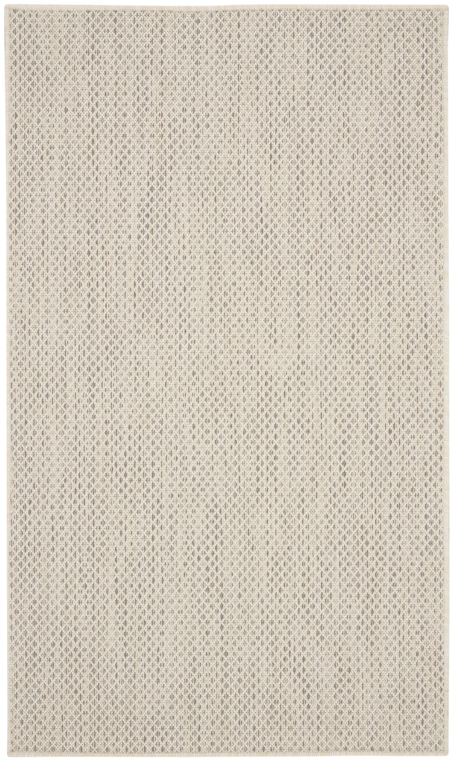 Nourison Home Courtyard COU01 Ivory Silver Contemporary Power-loomed Rug
