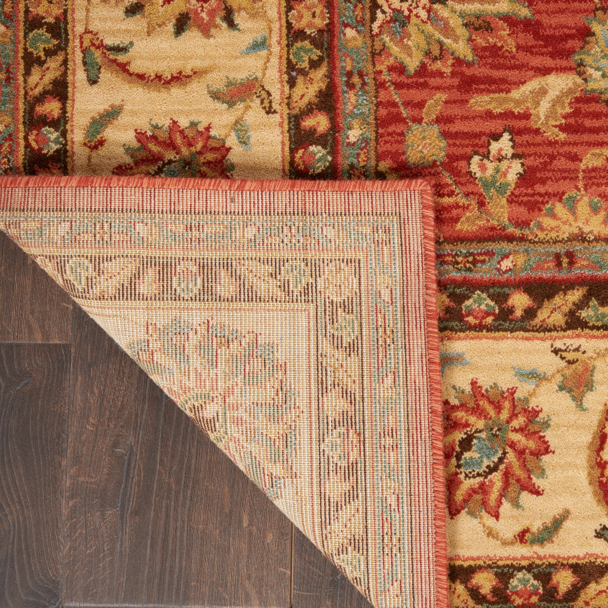 Nourison Home Living Treasures  Rust  Traditional