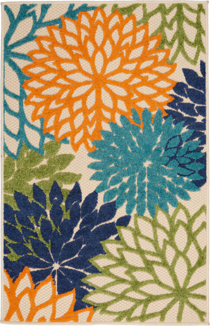 Nourison Home Aloha ALH05 Multicolor Contemporary Power-loomed Rugs