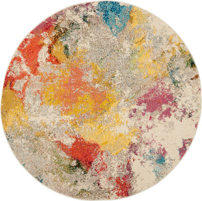 Nourison Home Celestial CES12 Ivory Multicolor Contemporary Power-loomed Rugs