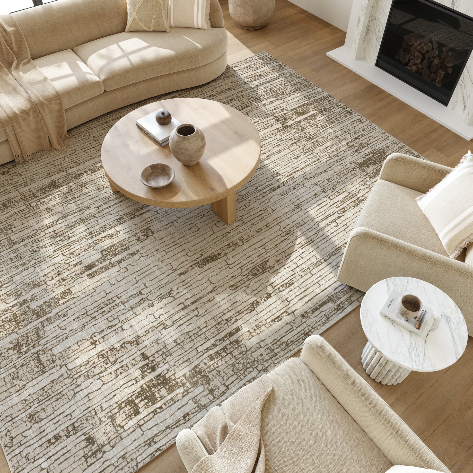 Nourison Home Soft Structure  Mocha  Contemporary