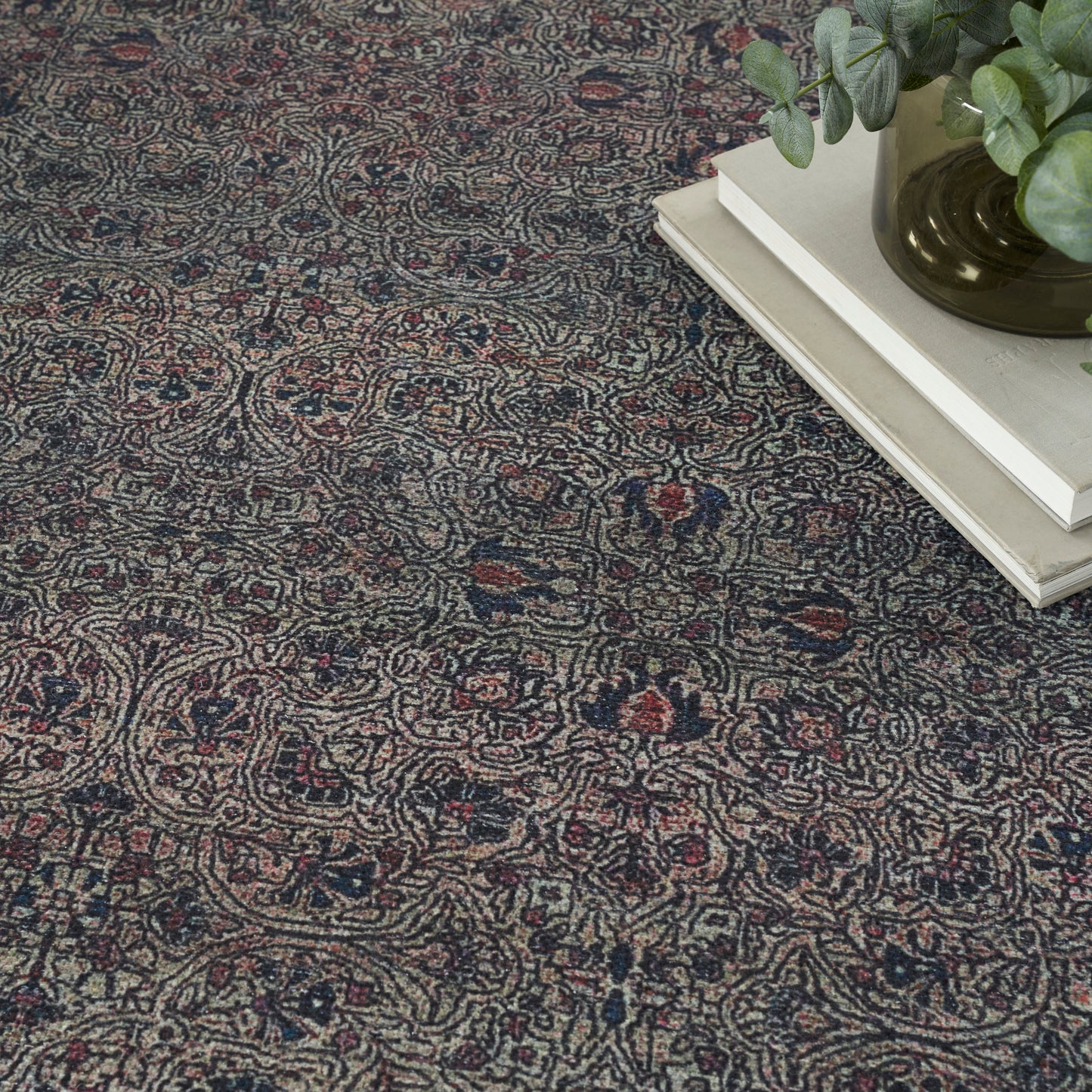 Nourison Home Grand Washables  Emerald  Traditional