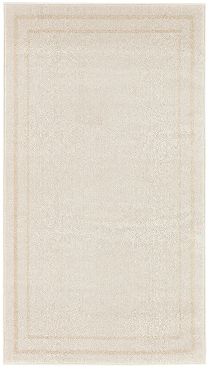 Nourison Home Nourison Essentials NRE02 Ivory Gold Contemporary Power-loomed Rug
