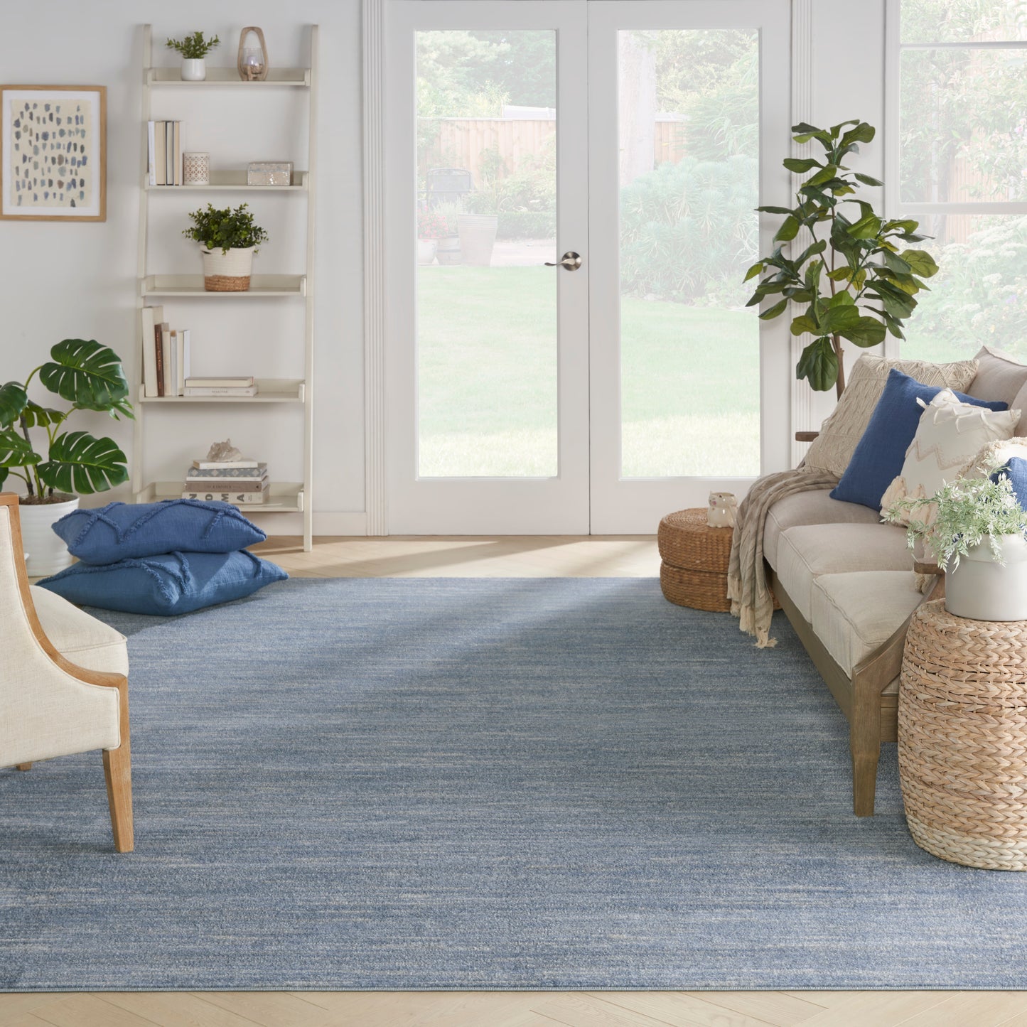 Nourison Home Nourison Essentials  Blue Grey  Contemporary