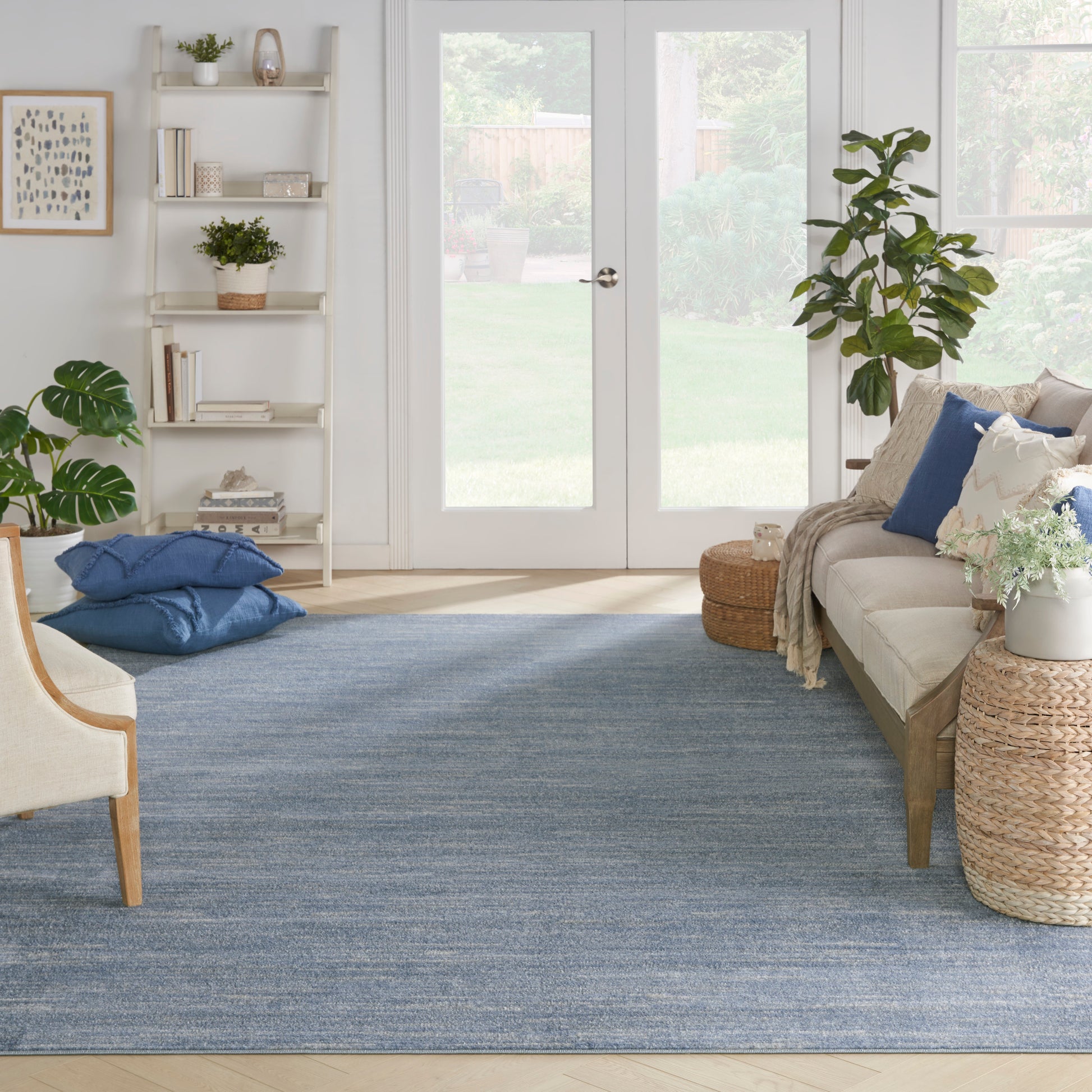 Nourison Home Nourison Essentials  Blue Grey  Contemporary