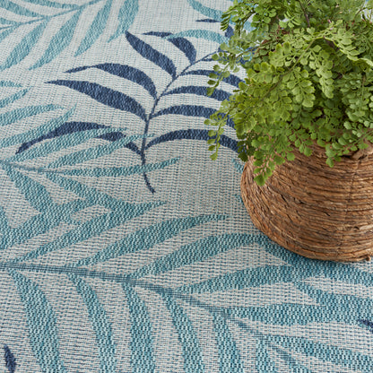 Nourison Home Garden Oasis  Blue  Contemporary