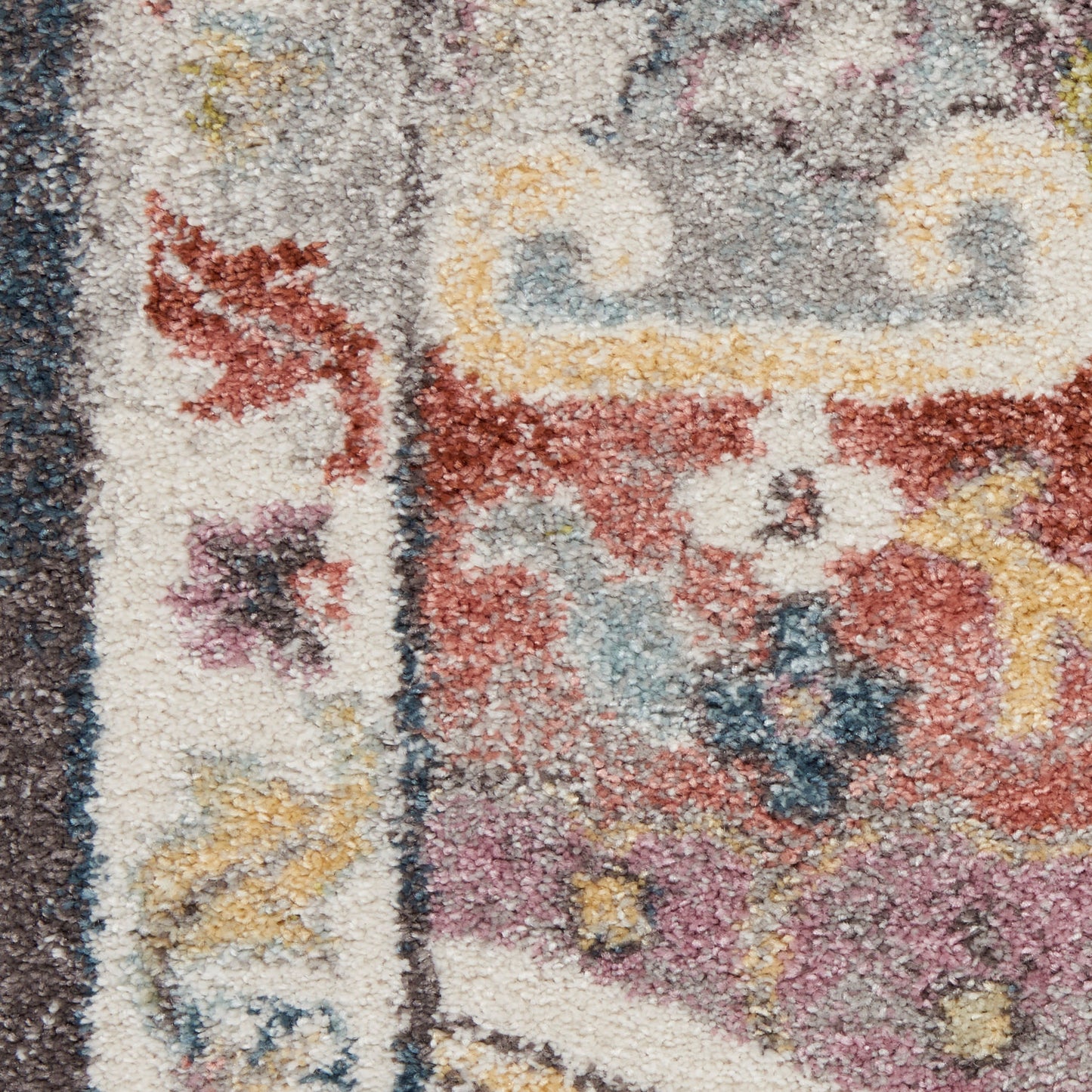 Nourison Home Soraya  Charcoal Multi  Traditional