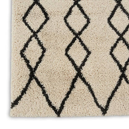 Nourison Home Martil  Ivory Charcoal  Contemporary