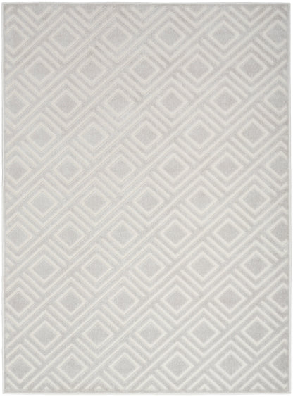 Nourison Home Care Free CAF03 Light Grey Contemporary Loom-woven Rug