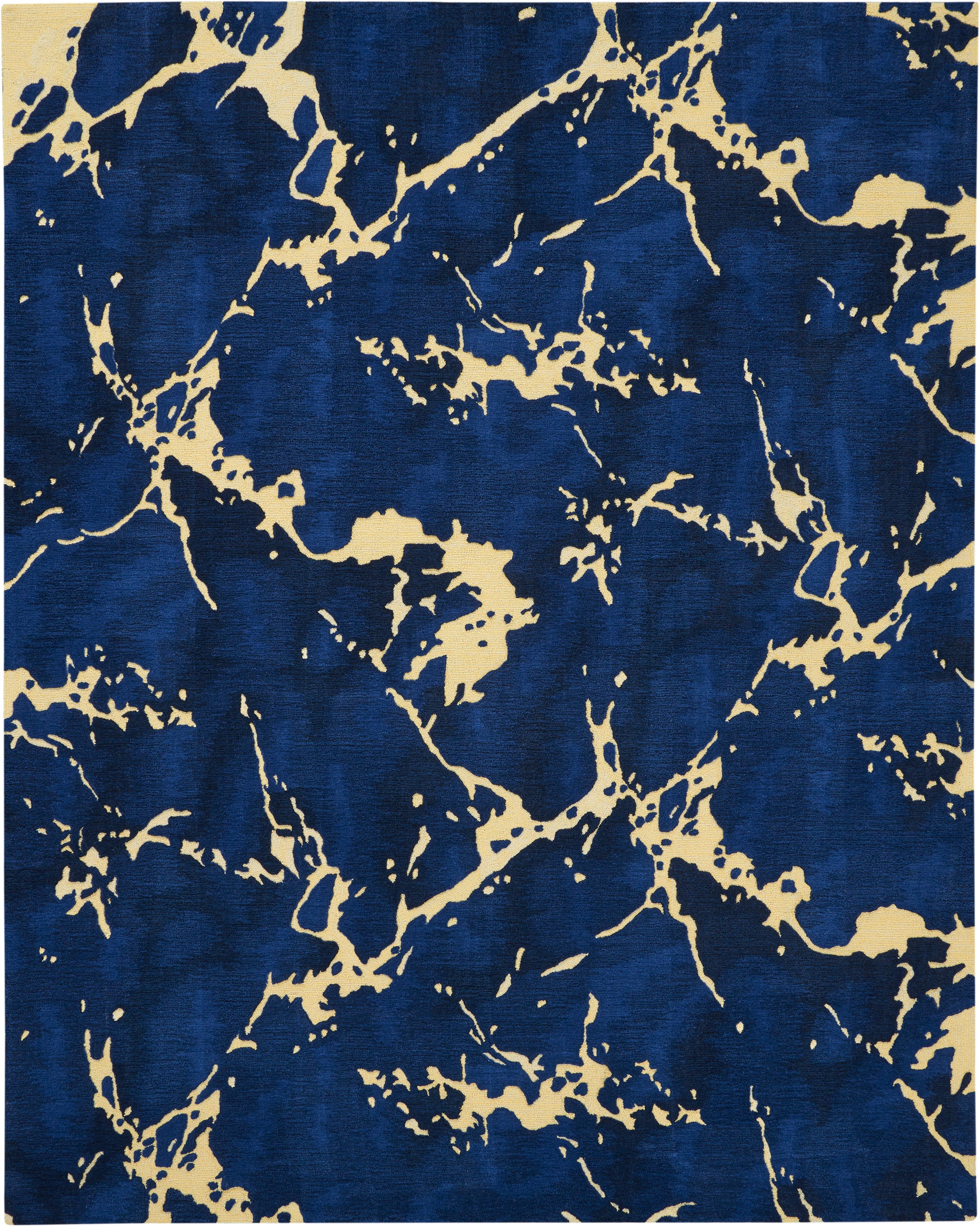 Nourison Home Symmetry  Navy  Contemporary