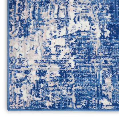 Nourison Home Whimsicle  Blue Ivory  Contemporary
