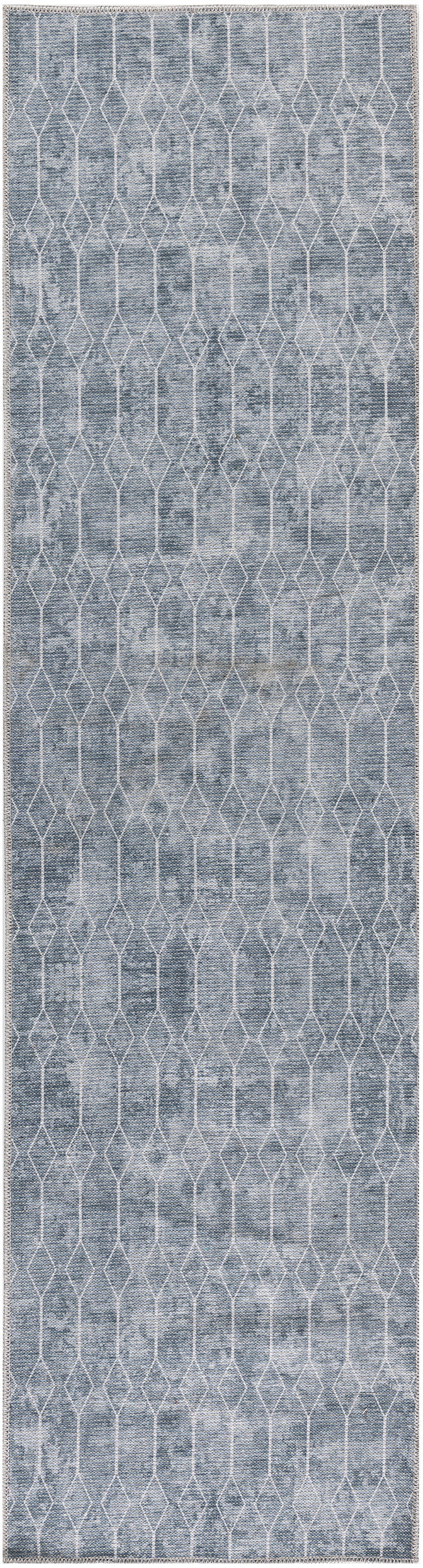 Nourison Home New Concept Washables SR107 Blue Grey Contemporary Machine Woven Rug