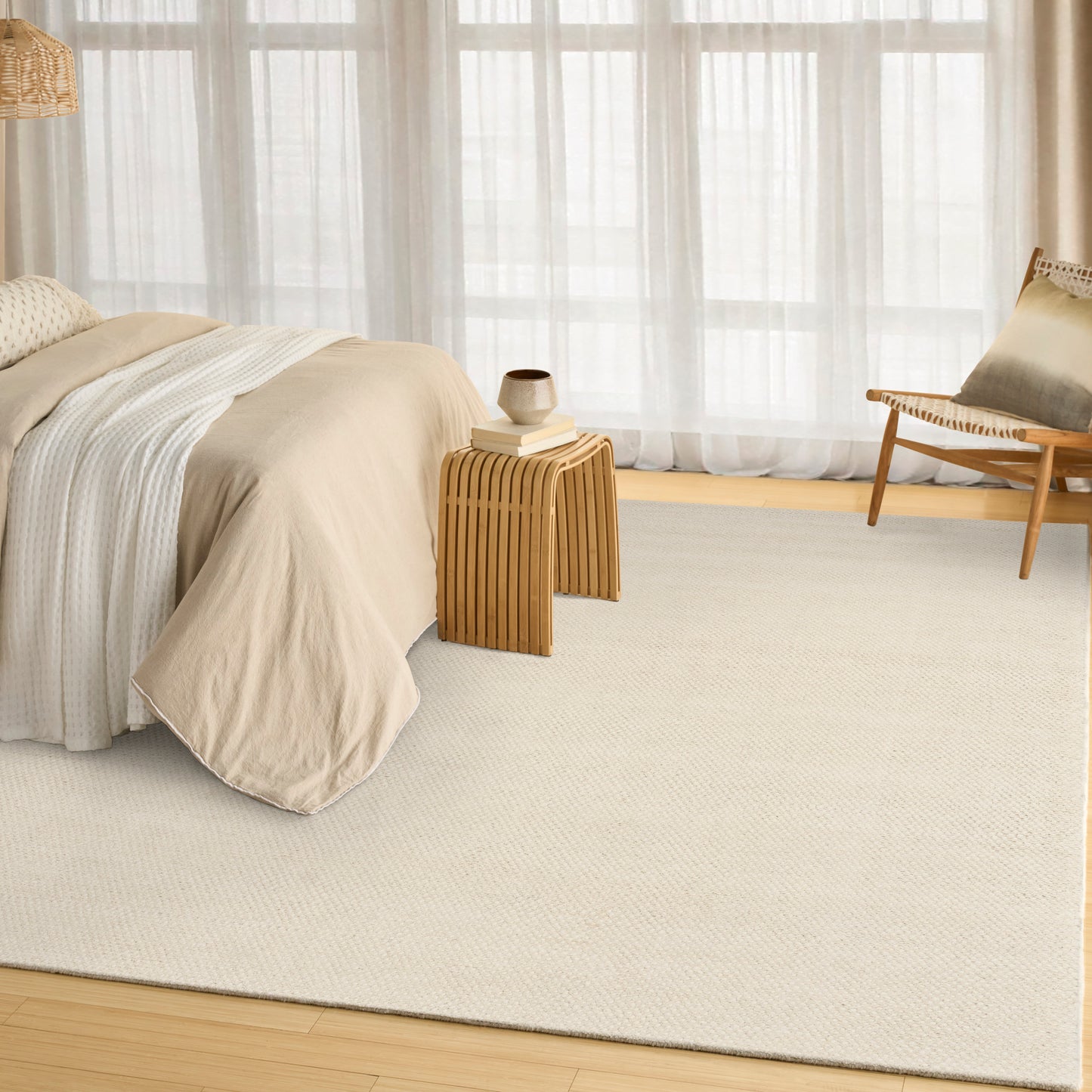 DKNY Pure Rows  Ivory  Contemporary