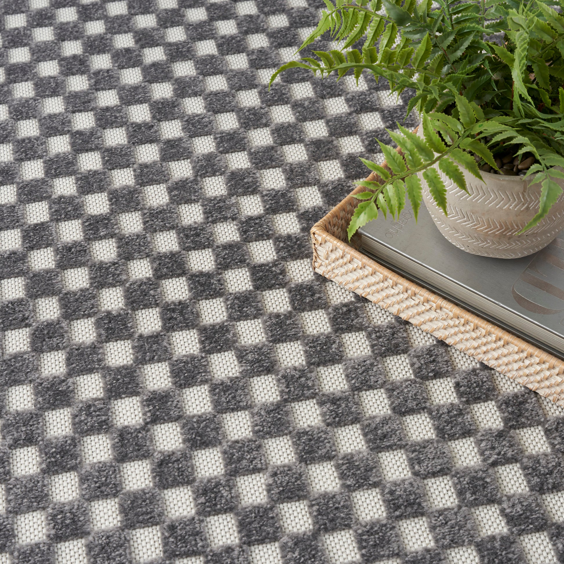Nourison Home Care Free  Grey  Contemporary