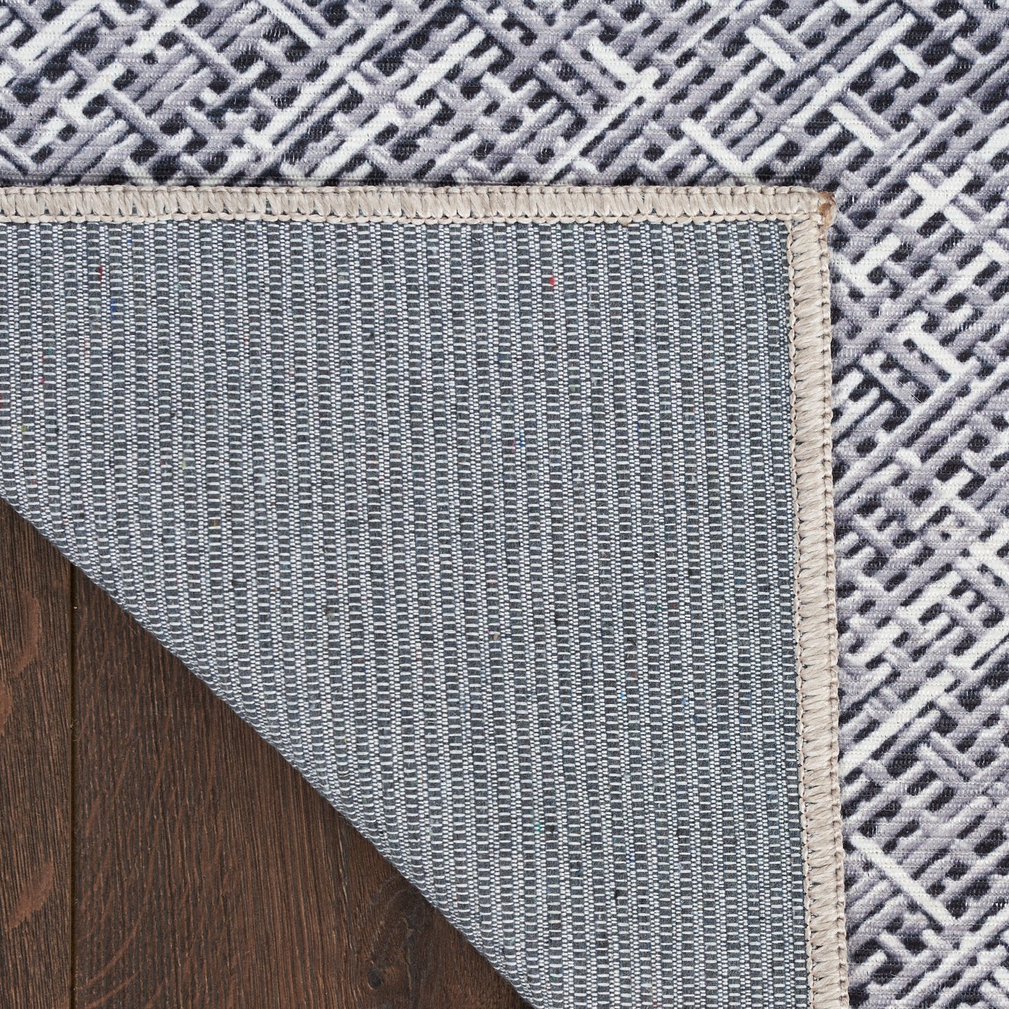 Nourison Home Nourison Washables  Grey  Contemporary
