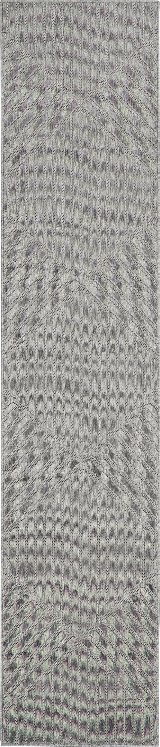 Nourison Home Cozumel CZM05 Light Grey Contemporary Power-loomed Rug