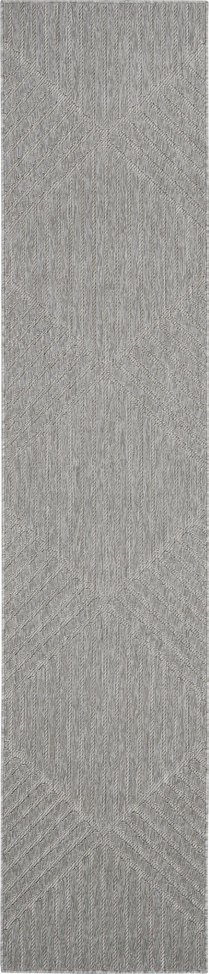 Nourison Home Cozumel CZM05 Light Grey Contemporary Power-loomed Rug