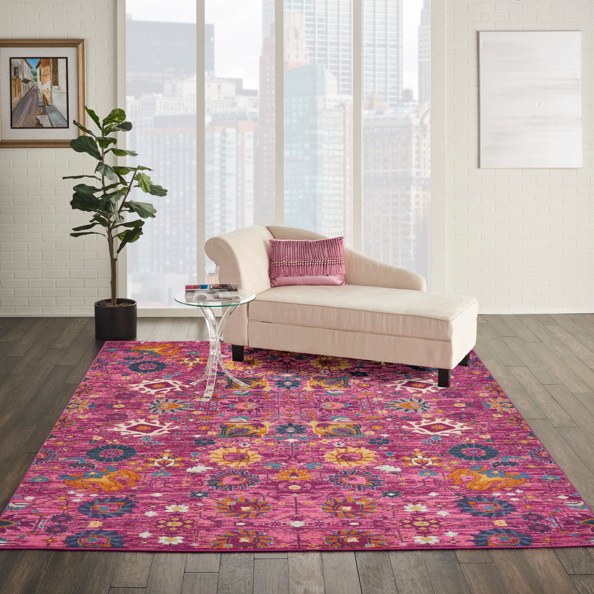 Nourison Home Passion  Fuchsia  Transitional