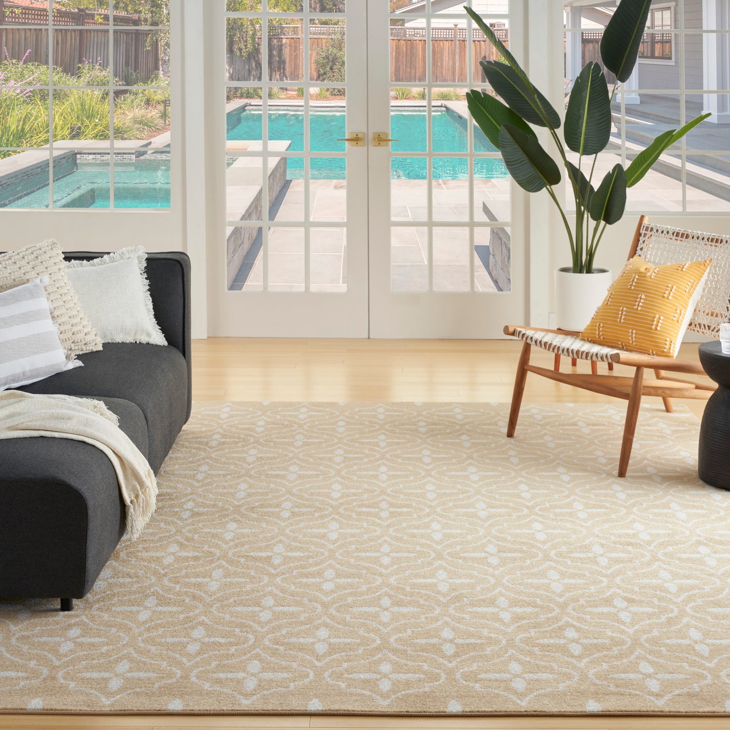 Nourison Home Nourison Essentials  Beige Ivory  Contemporary